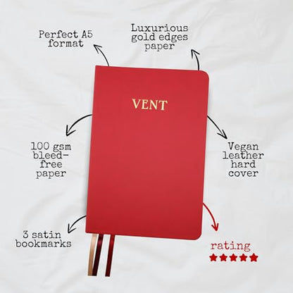 Mental Health & Shadow Work Journal: Vent - Guided Prompts for Healing Grievance, Rage, Anger, Anxiety, Depression, Therapy, Mindfulness, Self-Care, Stress Relief Gifts and Nervous System Regulation