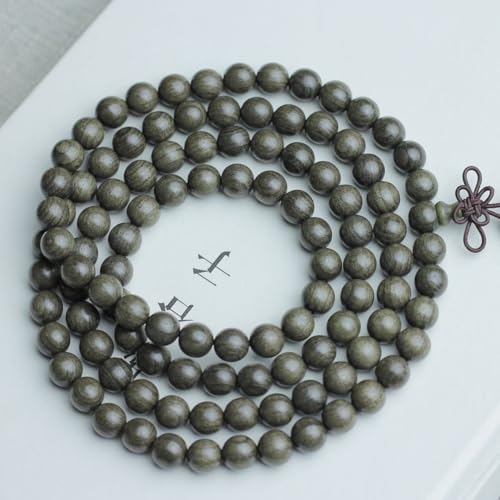 Zen Dear Unisex Burried Ebony Prayer Beads Buddha Buddhist Prayer Beads Meditation Mala Necklace Bracelet - style: 08mm 108 Beads
