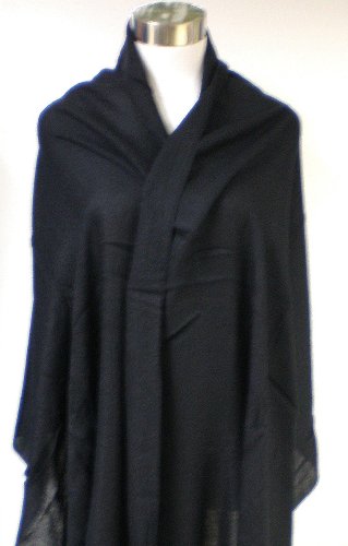 Tapp Collections™ Premium Pashmina Shawl Wrap Scarf - color: Black