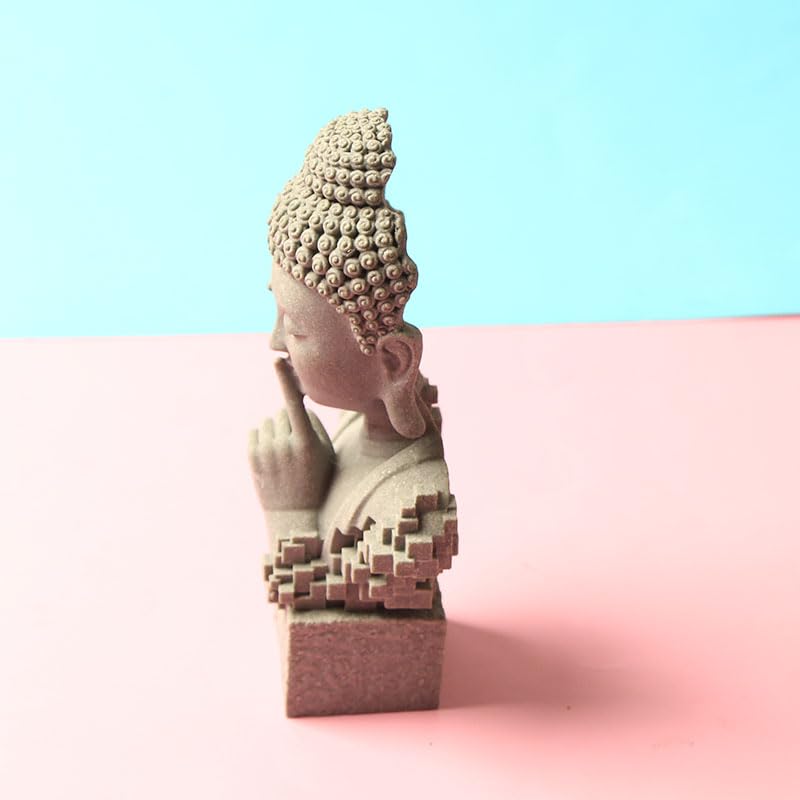 1PC Zen-Inspired Buddha Statue, Modern Silent Design for Home Decor, Yoga Spaces, Meditation Areas & Outdoor Gardens