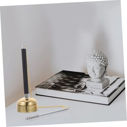 Wakauto Telescopic Buddhist Handbell Instrument for Meditation and Temple Rituals Lightweight Portable Chime for Prayer and Dharma Ceremonies Easy to Use Buddhist Supply Gift