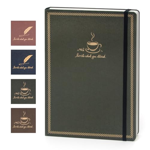 Hardcover Journal Notebooks Notebook Ruled Lined Writing Journal 7.5"x10.24" 212 Pages/80g for Writing Work Travel School Business Journaling Notebooks (Black Coffee) - color: Black Coffee, size: B5 (1 Pack)