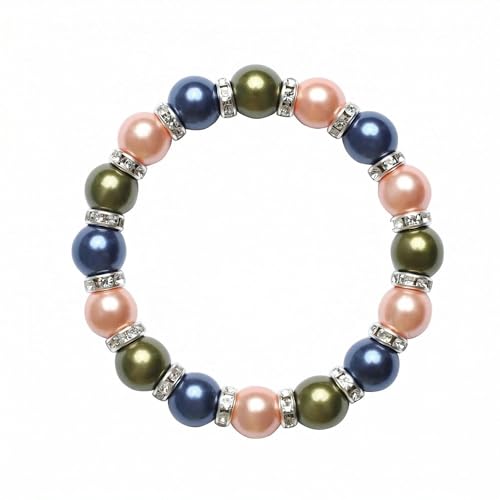 Healing Bracelet For Women Anxiety Crystal Bracelet Chakra Beaded Bracelets Rose Quartz Crystals And Healing Stones Yoga Bead Bracelet Calming Stretch Bracelet Stress Relief Gifts For Women - color: Multi-Shell Bead