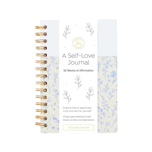A Self-Love Journal: 52 Weeks of Affirmation (Wildflower, Linen/Leatherette) | Self-Care Journal | Stress Relief Journal | Wellness Journal for Women - color: Wild Flower