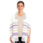 Holy Land Market Messianic Christian Shawl/Tallit - The Messiah Tallit (72 x 22 Inches) - color: Light Purple