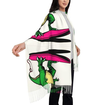 Supdreamc Cashmere Feel Scarf Soft Women Warm Cozy Scarves Multiple Colors - color: Picture (138)