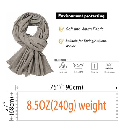 Shawl Wraps for Women Pashmina Shawls and Wraps for Evening Dresses Large Soft Scarf Winter Scarf Wedding Shawl… - color: Coffee