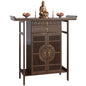 Meditation Shrine Buddhist Altar Table - Buddha Pooja Spiritual Prayer for Saints At Home Greek Altar Catholic Loved Ones Ancestral Counter for My Jesus Ofrenda Table,Walnut/47.2Inch - size: 47.2Inch