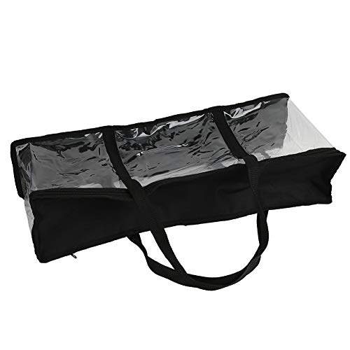 High-Capacity CD Storage Bag, Transparent Organizer Tote, Portable Wallet for Home Travel and Book Collection