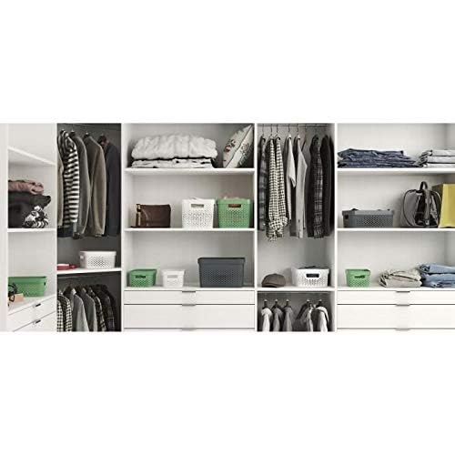 CURVER, Infinity Box 17 L, Recycled Plastic, Charcoal Grey, 35.5 x 26.2 x 21.9 cm - color: Anthracite Grey
