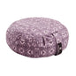 Hugger Mugger Zafu Meditation Cushion - Support in Cross-Legged Sitting, Buckwheat Filled, Durable Fabric, Convenient Handle, Handmade in USA - color: Celestial Plum
