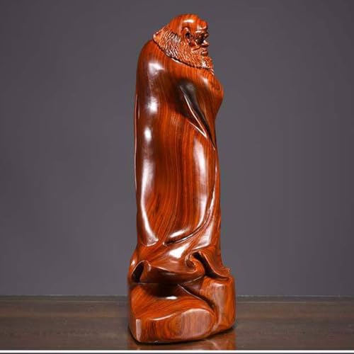 Desktop Decoration Wooden Carving Buddha Ornaments Home Living Room Entrance Zen Decorative Ornaments Mahogany Crafts Desktop Decor for Office