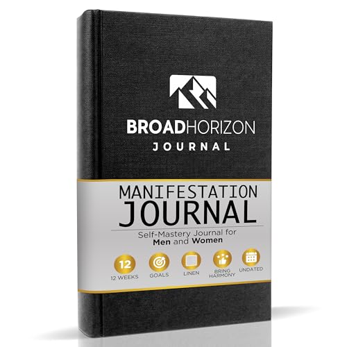 Gratitude Journal For Men & Women, Self-Mastery Daily Manifestation Gratitude Journal For Women, Daily Journal And Manifestation Planner With Prompts (12 Weeks)
