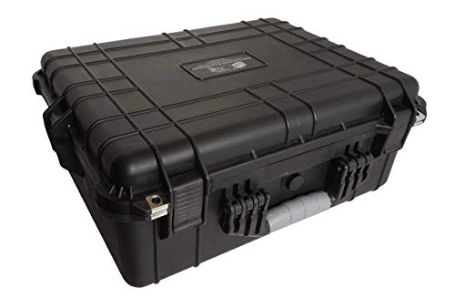 Case Club 8 Pistol and 12 Magazine Pre-Cut Heavy Duty Waterproof Case with Included Silica Gel Canister to Help Prevent Gun Rust - style: Standard Version