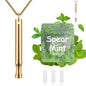 LAMKHOO Breathing Necklace to Quit Smoking and Vaping with Refillable Mint Pods Stop Smoking Aids Fidget Necklace Smokeless Inhaler for Adults - color: Gold