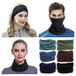 Headband Neck Gaiter Head Wrap Headwear Face Mask Magic Scarf Bandana for Men and Women - color: 6pc.solid Color Series