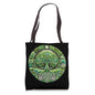 Celtic Tree Meditation Nature Yoga Tote Bag