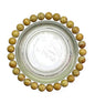GEMZ Natural Wooden Beads 9 mm Round Smooth Beads Stretchable 7 inch Bracelet Healing/Meditation/Prosperity