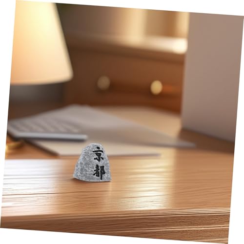 SUPVOX Stone Monument Statue Japanese Garden Decor Mini Zen Garden Rock for Home Office Desk Decor