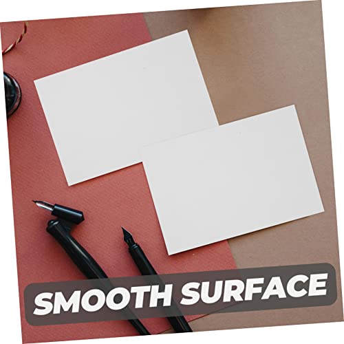 ARTIBETTER 100pcs Blank Word Cards Simple Stylish Diy Cards for Daily Use Messaging Plans Inspiration Lightweight and Compact