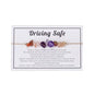 tenghong2021 Chakra Crystal Beaded Bracelet with Wish Card Adjustable Spiritual Anxiety Stone Beads Braide String Bracelet Yoga Meditation for Women Men Jewelry Birthday Gifts - style: Driving Safe