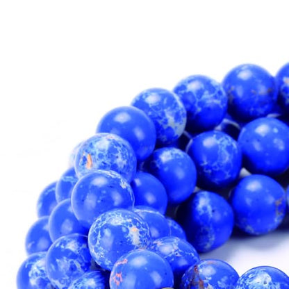 Mala Bead Strand Bracelet, 108 Buddhist Prayer Beads Yoga Meditation Green Malachite Beads Necklace Women man - style: Blue Jasper