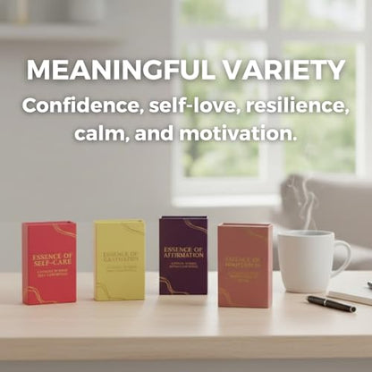 Mindfulness Scratch Off Activity Cards, 52-Week Presence Deck with Calming Reflections, Grounding Prompts & Mental Clarity Activities, 4.7 x 2.8 Inches