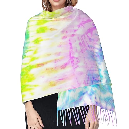 Supdreamc Cashmere Feel Scarf Soft Women Warm Cozy Scarves Multiple Colors - color: Picture (181)