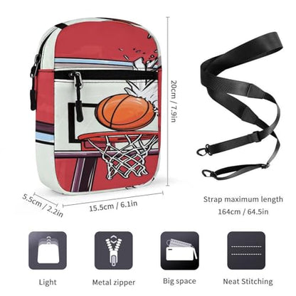 Stylish Messenger Bags Easy to Clean, Sling Backpack with Zipper, Crossbody Bag for Gym - color: Picture(341)