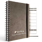 Daily Fitness Planner - Gym Workout Training Log, Weightlifting Exercise Journal, and Food/Diet Tracker - Daily and Weekly Pages, Goal Tracking, Spiral-Bound, 7 x 10 inches