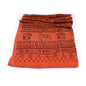 Prabhuji's Gifts Meditation Yoga Prayer Shawl - Maha Mantra - Peach Orange Large