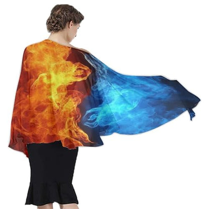 Fashion Travel Swimwear Bikini Wrap All Seasons Chiffon Scarf Beach Yarn Shawl - color: Color974