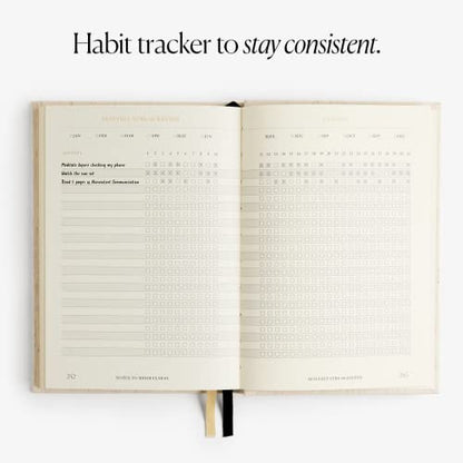 Intelligent Change Notes to Mindfulness Daily Journal for Women With Prompts to Write In, Illustrated Gratitude, Undated Guided, Hardbound Wellness x Chelsea Kauai (Linen)