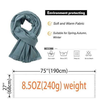 Shawl Wraps for Women Pashmina Shawls and Wraps for Evening Dresses Large Soft Scarf Winter Scarf Wedding Shawl… - color: Blue