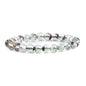 Justinstones Gem Semi Precious Gemstone 8mm Round Beads Stretch Bracelet 7 Inch Unisex - color: Clear Phantom Quartz