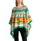 Women's Satin Cover Up Short Poncho Tops Sheer Chiffon Boho Pashmina Shawl Beach Soft Shawl - color: Style26