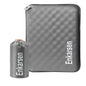 Inflatable Travel Seat Cushion – Self-Inflating Memory Foam Pad for Airplane, Stadium Bleachers, Camping, Hiking & Backpacking – Ultralight Compact & Portable Sitting Cushion - color: Grey
