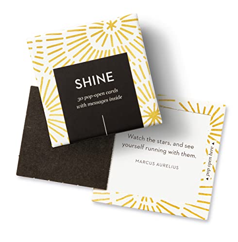 Compendium ThoughtFulls Pop-Open Cards — 4-Pack of Shine, Hope, Believe, Dream — 120 Pop-Open Cards, Each with a Different Message Inside - color: Shine, Hope, Believe, Dream
