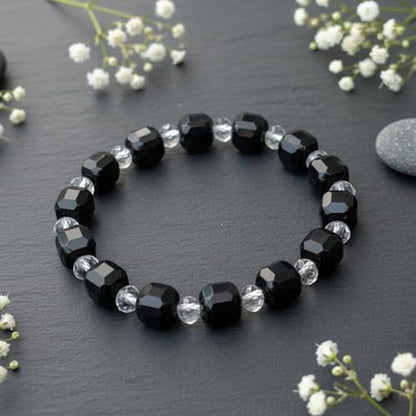 The Alchemist's Arcanum Adjustable Beaded Wrist Accessory for Men and Women, Stretch Fit Stone Bead Jewelry for Daily Wear and Gifting - color: Sulemani Hakik