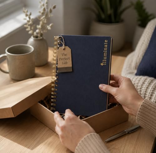 Journal for men: mental health journal with prompts for mindfulness, self care, gratitude & anxiety relief | make a happy man w/this gift | spiral