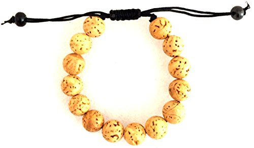 OMA Rudraksha Bracelet Spiritual Healing Stretch Bracelet to Regulate Blood Pressure and Body Fat BRAND - style: Bodhi Seed