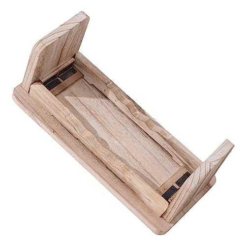 Meditation Bench Yoga Stool Wooden Stool for Meditation Portable Zen Decor
