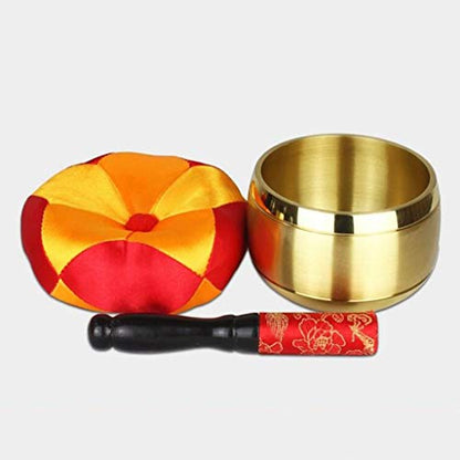 Tibetan Bowl Singing Bowl Decorative-Wall-Dishes Home Decoration Decorative Wall Dishes Tibetan Singing Bowl (Size : 15cm) ()