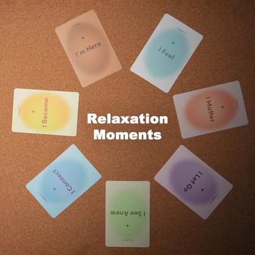 Daily Affirmation Cards for Women Men - 49-Day Positive Mindfulness& Inspirational Cards Deck | Self Care Gifts for Anxiety Relief, Stress Management& Meditation |Therapy Tools for Mental Health