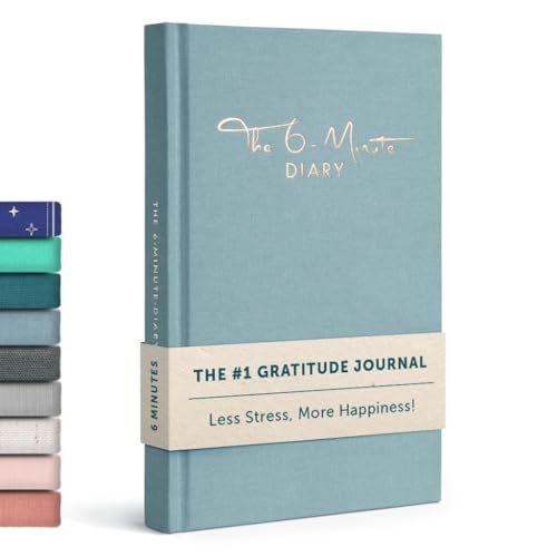 6-Minute Diary – 3-Million-Copy Gratitude Journal for Women with Prompts – Guided Self Care Journal Based on Positive Psychology – Daily Manifestation Journal for Self-Love & Mindfulness – Skyblue - color: Lightblue