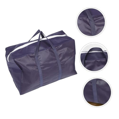 Totority 3pcs Luggage Storage Bag Large Capacity Non-Woven Organizer for Comforters Clothes Quilts and Bedding Travel-Friendly Strong Handles for Moving and Outdoor Camping Small