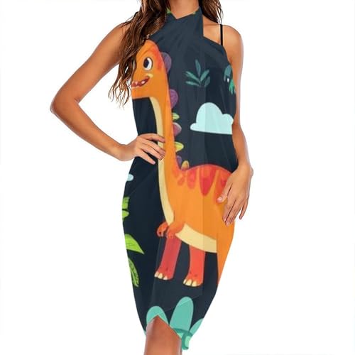 Fashion Travel Swimwear Bikini Wrap All Seasons Chiffon Scarf Beach Yarn Shawl - color: Color981