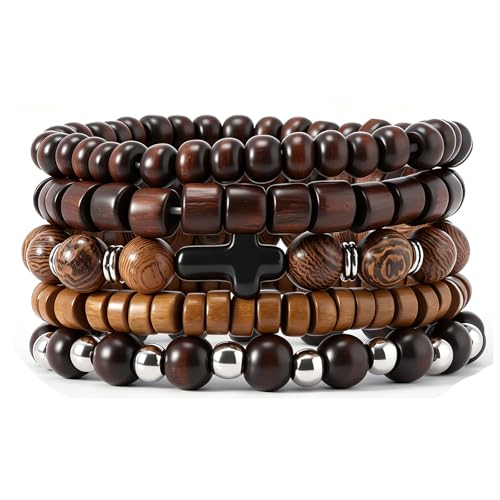 Gothic Bracelet Adjustable Punk Braided Leather Multilayer Grunge Set Bracelets Emo Metal Cuff Wrap Bangles Meaningful Gift - color: J-BZ-33