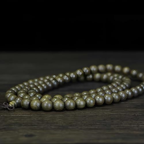 Zen Dear Unisex Burried Ebony Prayer Beads Buddha Buddhist Prayer Beads Meditation Mala Necklace Bracelet - style: 06mm 108 Beads