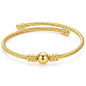 Bracelet for Women 18K Gold Plated Dainty ，Chain Simple Handmade Minimalist for Her - style: ball